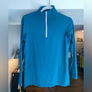 EUC ❤️ Tailored Sportsman Teal LS Sun Shirt